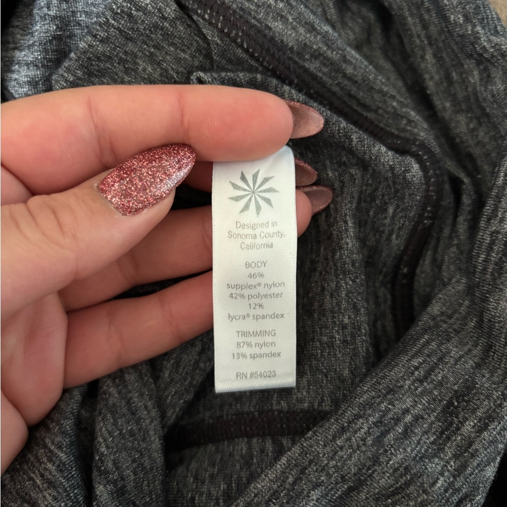 Athleta Charcoal Heathered High Rise Leggings - Small - Picture 5 of 5